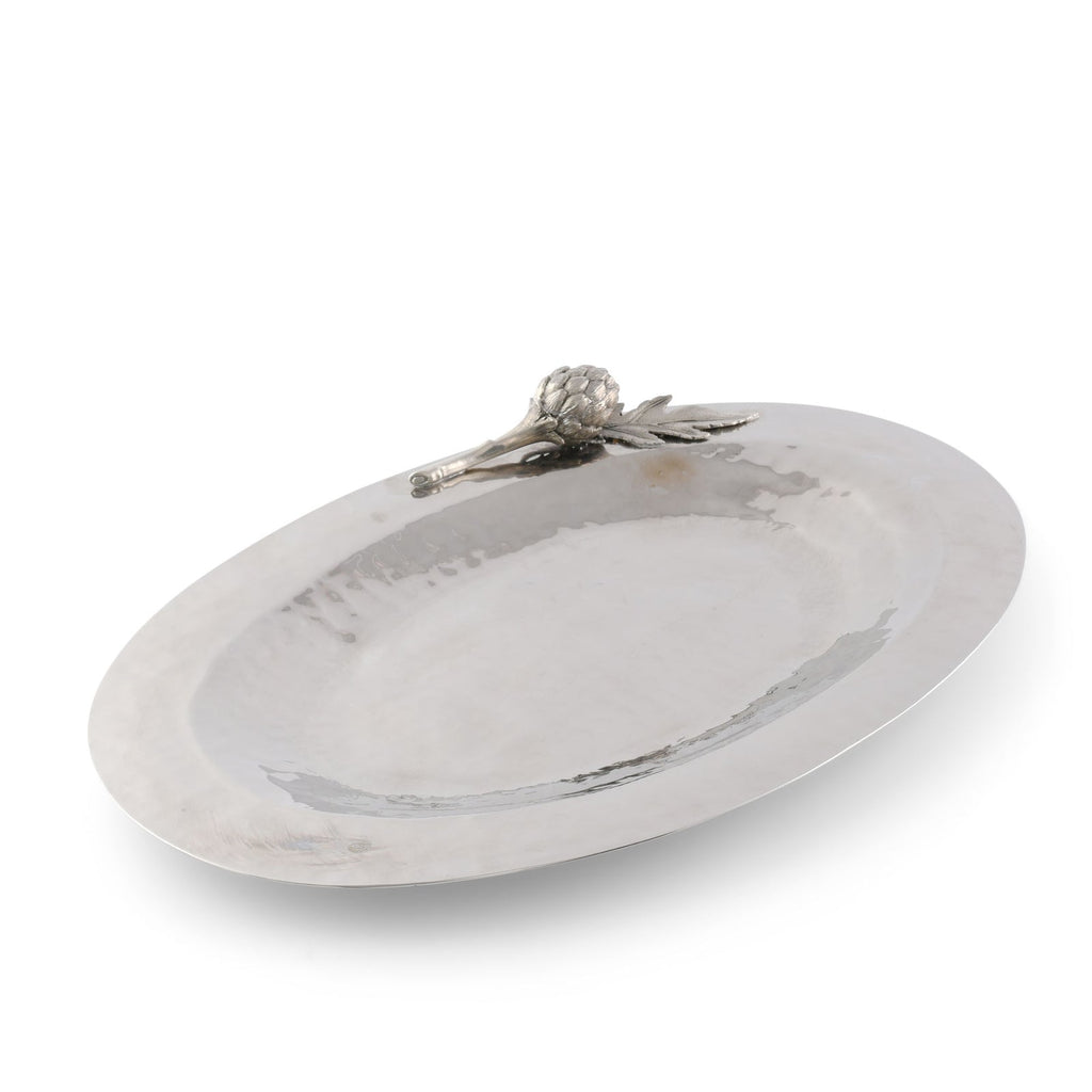 ARTICHOKE STEEL SERVING TRAY
