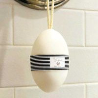La Lavande milk soap on a rope